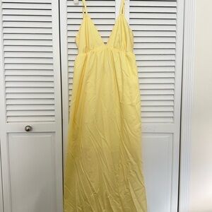 SHEIN Yellow Maxi Dress